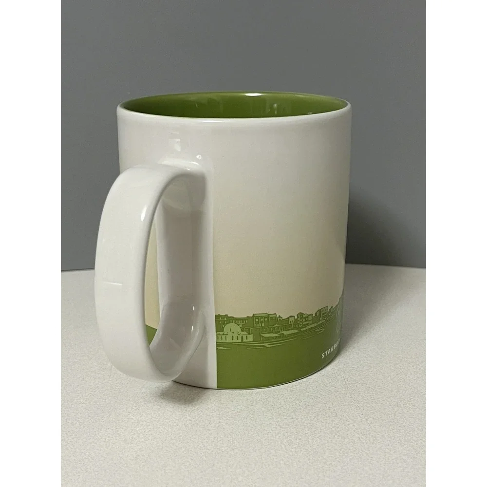 Starbucks Crete Greece Global Icon Collection Ceramic Coffee Mug Cup 16 oz